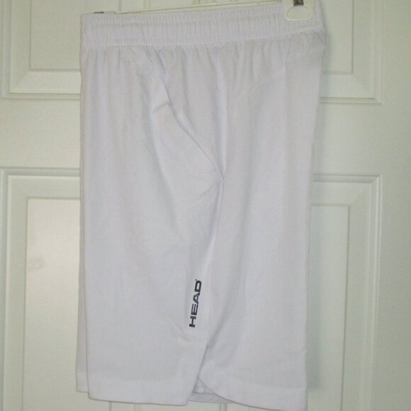 Head Mens White Elastic Drawstring Tennis Gym Short NWOT- Size 30W-34W or Medium - Picture 1 of 4